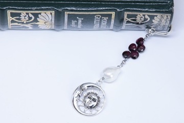 уникальная КНИГА-ЗАКЛАДКА Sun Moon бриолет ТЕМНО-СИНИЙ ЖЕМЧУЖНЫЙ