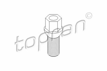 TOPRAN 111 477 ŠROUB KOLA VW