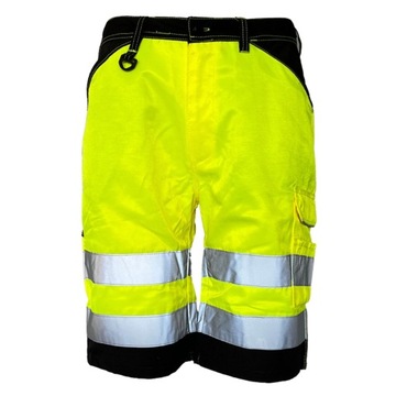 Мужские рабочие шорты REFLECTIVE SHORTS HI VIS желтые STRONG 182C