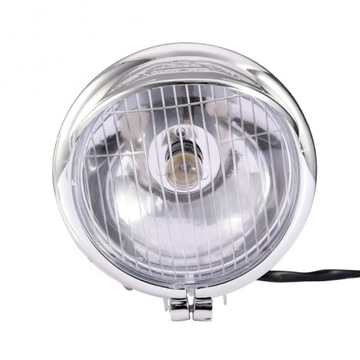 ГАЛОГЕННЫЕ ПОИСКИ С ВИЗОРОМ 2 ШТ. ХРОМ СВЕТОВОЙ ПАНЕЛИ ДЛЯ МОТОЦИКЛА