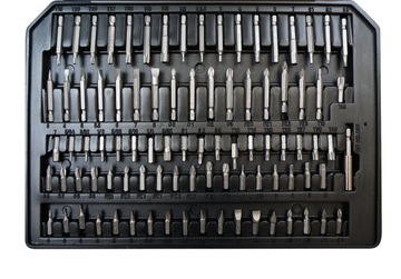 ZESTAW NARZEDZI 300EL WIERTŁA DŁUTA BITY OTWORNICE KLUCZE WALIZKA