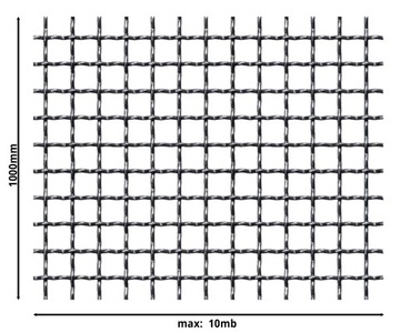 СЕТКА ИЗРЕЗНАЯ ИЗВАЛЕННАЯ 10 Х 10 мм 3 мм 0,5 МБ