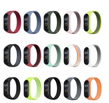 3 SZTUKI - ZESTAW OPASKA ZAMIENNA PASEK NYLONOWY DO XIAOMI MI BAND 3/4/5/6
