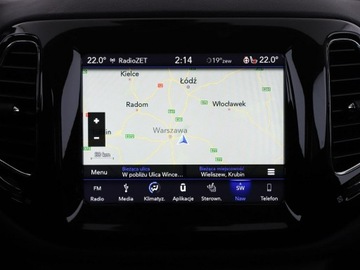 Jeep Compass II SUV 1.4 MultiAir 140KM 2019 Jeep Compass Grzane fotele grzana kierownica klima, zdjęcie 25