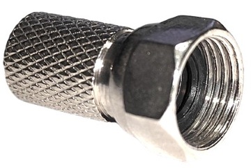 Efki 6,8mm z gumką - uszczelką 10 szt. Wtyki F HQ