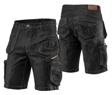 NEO TOOLS Krótkie spodenki robocze DENIM 81-273-XXXL