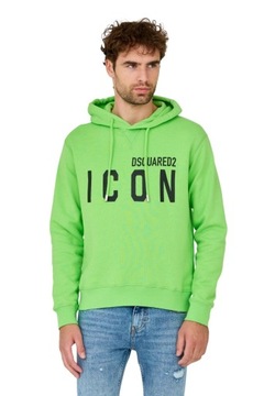 DSQUARED2 Zielona bluza Sweatshirt XXL