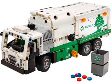 LEGO Technic Электрический мусоровоз Mack LR 42167 Подарок