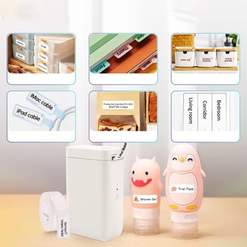 УСТРОЙСТВО ДЛЯ НАНЕСЕНИЯ ЭТИКЕТОК BLUETOOTH МИНИ-ПРИНТЕР ЭТИКЕТОК D101