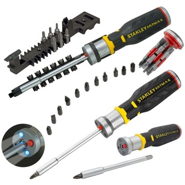 STANLEY MULTI-BIT SCREWDRIVE Светодиодная трещотка 62-689