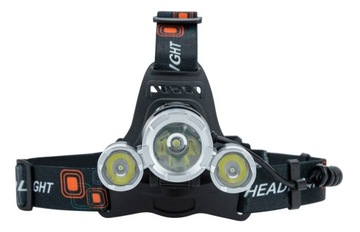 МОЩНАЯ ФАРА T6 АККУМУЛЯТОР 3xLED