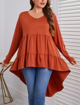 PK166 Tunika Z Falbanką Emery Rose 2XL