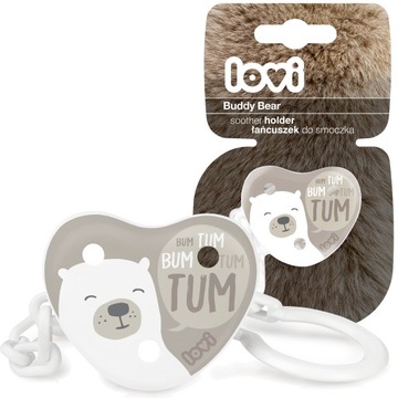 Цепочка для пустышки LOVI Buddy Bear