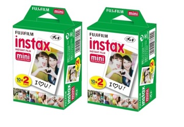 Wkłady Fujifilm Instax Mini Glossy 2 pack 20 zdjęć (40 zdjęć)