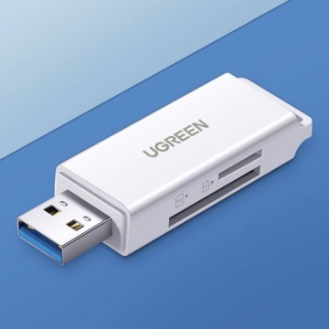 Портативное устройство для чтения TF/SD-карт Ugreen с интерфейсом USB 3.0