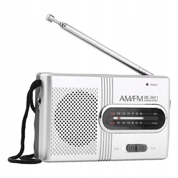 RADIO PRZENOŚNE Mini Małe FM AM na Baterie AA