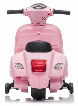 Самокат Vespa на аккумуляторе, пудрово-розовый