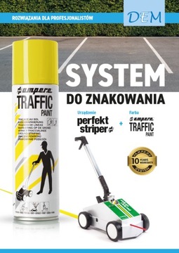 CZARNA FARBA ZNAKUJĄCA DROGOWA DO MALOWANIA LINI AMPERE 500 ml