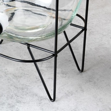 Банка НАПИТКИ, большая банка, стеклянный диспенсер, кран, кран, подставка, 4,2 л