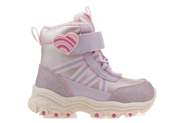 BUTY ZIMOWE DZIEWCZĘCE OCIEPLANE ŚNIEGOWCE R.22