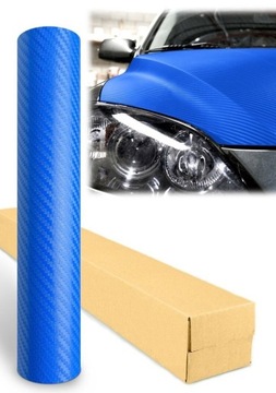 3D УГЛЕРОДНАЯ ФОЛЬГА УГЛЕРОДНО-СИНИЙ ШПОН 1,27x0,5 м СТОЙКИ ОБОРОТЫ КОКПИТА