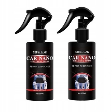 2 Butelki Car Nano Repair Spray Wosk Samochodowy 120ml