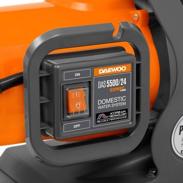 КОМПЛЕКТ ГИДРОФОРА HYDROFOR 24L + НАСОС 1300 Вт 4800 л/ч DAS 5500/24 ​​DAEWOO