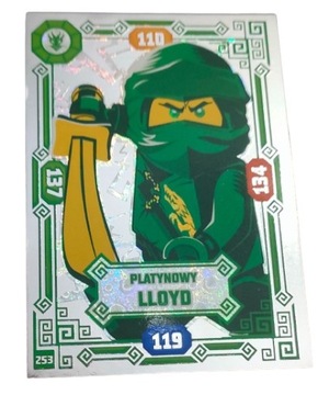 KARTA LEGO NINJAGO Seria 7 NR 253 PLATYNOWY LLOYD