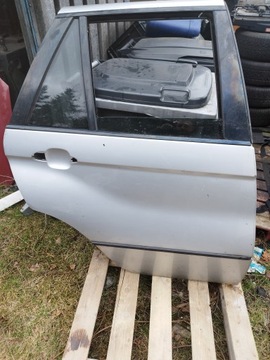 BMW x5 e53 3.0i m54 drzwi prawe prawy tył listwy shadow czarny połysk