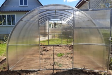 Теплица Туннель Ботаник Оптима Люкс 3х4 ПОЛИКАРБОНАТ