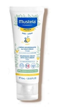 Mustela Krem odżywczy z Cold Cream i organicznym woskiem pszczelim 40ml