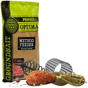 PROFESS OPTIMA Method Feeder прикормка для рыбалки 1кг