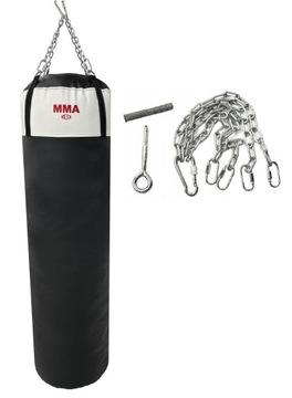 WOREK TRENINGOWY 150x45 WYPEŁNIONY 35KG UCHWYT MMA