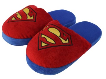 SUPERMAN DC kapcie welur 40,5 pantofle wyszycie