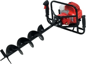 БЕНЗИНОВАЯ БУРА + 3 ШНЕКА И УДЛИНИТЕЛИ