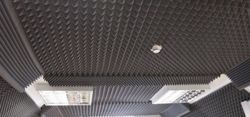3D настенная панель премиум-класса, декоративная серая графитовая губка, уменьшение реверберации, 5 см