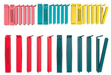 IKEA BEVARA KLPISY SPINACZE ZAMKNIĘCIA 30szt