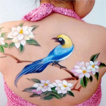 КРАСКИ ДЛЯ КРАСКИ ЛИЦА, ТЕЛА, РТА, 15 ШТУК КРАСКИ