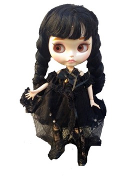 KOLEKCJONERSKA STYLOWA LALKA BJD WEDNESDAY ADDAMS wysyłka z Polski