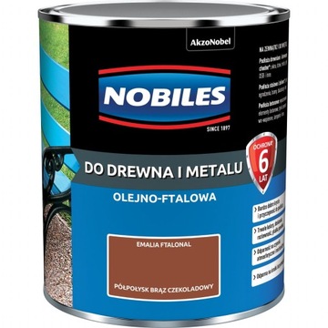 NOBILES FTALONAL FARBA BRĄZ CZEKOLADOWY 0,7L