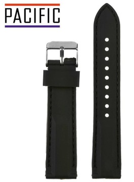 PASEK DO ZEGARKA SILIKON CZARNY 20 mm
