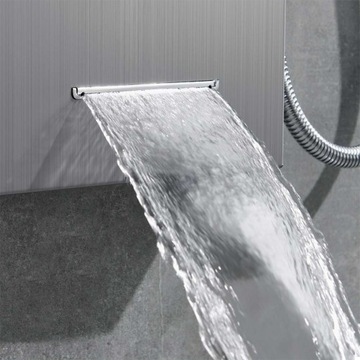 Светодиодная душевая панель Водопад с гидромассажем 5 функций ДУШЕВАЯ РУЧКА