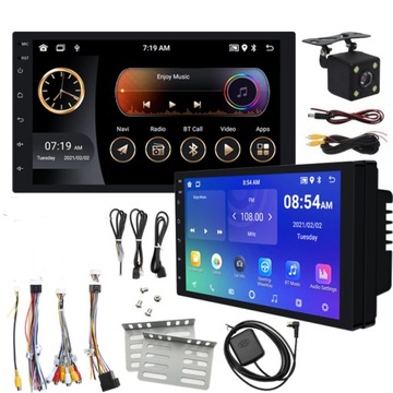 RADIO SAMOCHODOWE BLUETOOTH 1DIN GPS 2/16GB KAMERA