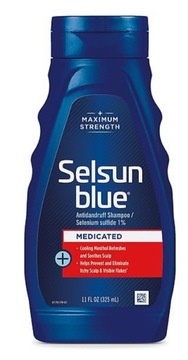 SELSUN BLUE Medicated 325ml Szampon przeciwłupieżowy wersja USA