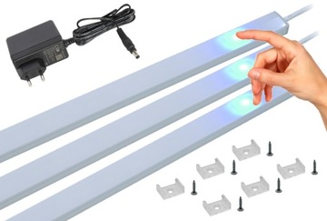 Listwa meblowa prosta LED szafkę 3x200cm REGULACJA