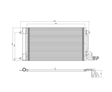 AUDI SKODA CHLADIČ KLIMATIZACE 6R0820411D