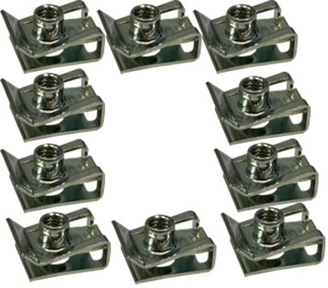 10x BLASZKA SPINKA MONTAŻOWA ŚRUBA M4 UNIWERSALNA