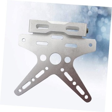 Держатель номерного знака мотоцикла - СЕРЕБРЯНЫЙ