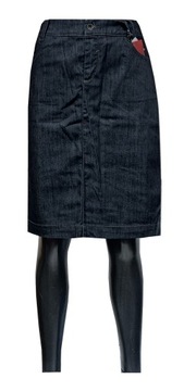 SPÓDNICA KRÓTKA DO KOLAN SPÓDNICZKA JEANS CZARNA 3XL 46 MODEL:686