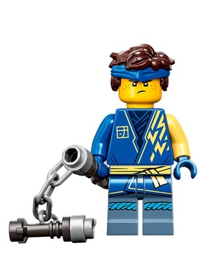 LEGO NJO729 FIGURKA NINJAGO JAY + BROŃ